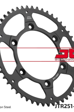 JT SPROCKETS - REAR STEEL SC 51T, 520 - Sprockets - Zelfreinigend Finale Uitverkoop